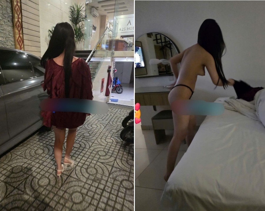 Gái gọi cao cấp ngực khủng bóp đã tay